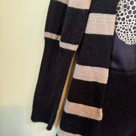 Clements Ribeiro Portobello Cardigan Floral Stripes Print Knit Open Wrap Mix S - Picture 6 of 16